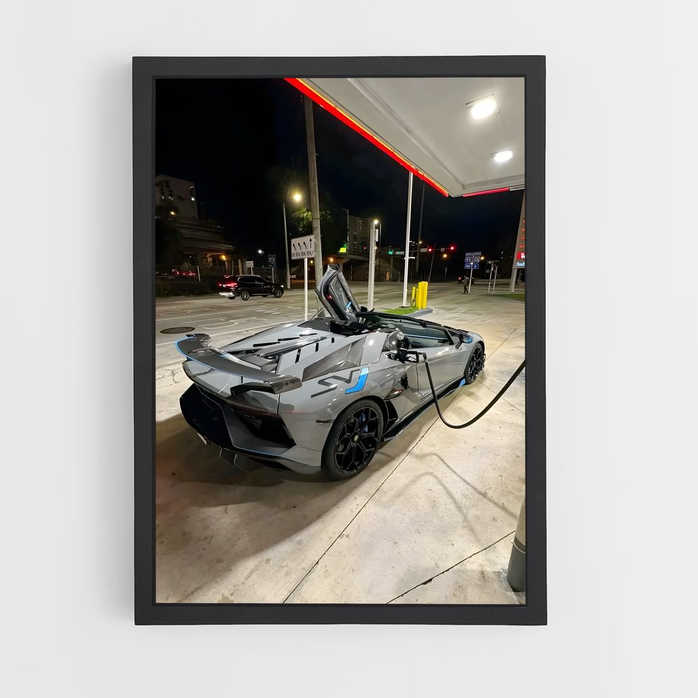 Poster Essence d'Aventador – affiche Lamborghini (vue 2)
